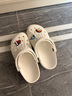 crocs卡骆驰贝雅洞洞鞋沙滩鞋|10126 白色-100 36/37(220mm)  实拍图