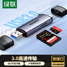 绿联USB/Type-C读卡器3.0高速 SD/TF多合一 适用电脑/手机/苹果16/15/iPad 支持相机无人机监控内存卡 实拍图
