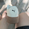 彪马（PUMA）厚底鞋复古增高松糕鞋女款夏季运动休闲鞋PLATFORM399251 雪白色-雪白色-黑色-02 36 实拍图