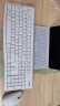 罗技（Logitech）MK120 键鼠套装 有线键鼠套装 办公键鼠套装 电脑键盘 USB即插即用 全尺寸 白色 实拍图
