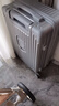 SOO行李箱小型登机箱男出差短途女旅行拉杆箱密码皮箱杯架银色20英寸 实拍图