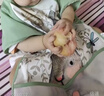 beedoll蓓兜儿童罩衣无袖宝宝吃饭围兜护衣反穿防溅衣夏天薄款 小兔+小猪 实拍图