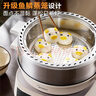 美的（Midea）电子环绕蒸电蒸锅 无冷凝可蒸米饭多功能锅 家用蒸煮炖炒四层大容量多用途锅不锈钢电热锅ZGC3053C 实拍图