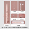 易简（yijan）发光挖耳勺掏耳朵神器带灯儿童婴儿掏耳勺采耳工具套装粉 实拍图