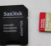 闪迪（SanDisk）256GB TF(MicroSD)内存卡 4K极速金卡A2 V30 U3行车记录仪 运动相机无人机 监控存储卡 读190MB/s 实拍图