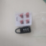 密码锁小型家用门锁宿舍柜子挂锁锁头储物行李箱包健身房车筐防盗 【迷你三位密码】矩形黑色1只 无规格 实拍图