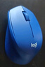 罗技（Logitech）M330 静音鼠标 无线鼠标 办公鼠标 右手鼠标 蓝色 带无线2.4G接收器 实拍图