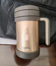 膳魔师（THERMOS）保温杯子500ml不锈钢带茶漏商务办公马克咖啡泡茶杯TCMF-501 GL 实拍图