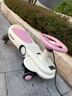 乐卡（Lecoco）儿童扭扭车男孩女孩静音宝宝玩具1-3岁溜溜车妞妞车 费格声光款 -琪芮粉 实拍图