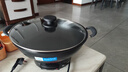 扬子电炒锅多功能家用铸铁电热锅电炒菜锅煎炒煮一体电饭锅电煮锅插电锅1-10人 经典款：四灯铸铁锅 34CM无蒸笼【加厚加深】 实拍图