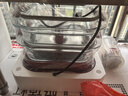 大宇（DAEWOO）方形玻璃电蒸锅 多功能炖蒸煮一体蒸汽锅分体可拆洗煎烤涮火锅不锈钢S31红色(顶配) 实拍图