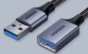 绿联USB3.0延长线 公对母数据连接线 电视电脑主机硬盘U盘鼠标键盘打印机扩展线加长转接线2米 10373 实拍图