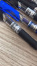 晨光(M&G)文具K35 按动中性笔学生0.5签字笔商务子弹头水笔医生处方笔高颜值办公用品 蓝色 12支/盒 实拍图