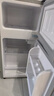 华宝小冰箱小型家用出租房用冷藏冷冻两用一级能效节能省电迷你宿舍寝室办公室二门电冰箱 一级能效-68L银色-三天约一度电 实拍图