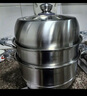 美厨（maxcook）蒸锅全304不锈钢32cm二层蒸锅感温复底汤锅 燃气电磁炉通用MCZ705 实拍图