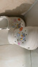 名创优品（MINISO）洞洞鞋女款2025新款eva防滑防臭沙滩鞋增高凉拖鞋女夏季外穿 白色+海洋星星(10个)滴塑 38-39 实拍图