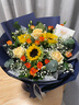 百花馆鲜花速递花礼向日葵真花束生日礼物送老师女生长辈同城配送小时达 晴空暖暖|SS55 实拍图