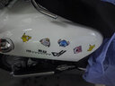 oeny卡通电动车超强反光贴摩托车车身划痕装饰遮挡贴创意个性头盔贴纸 【Q版皮卡丘 一套8个装】 实拍图