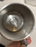 HUYO食品级316不锈钢水杯带盖幼儿园儿童杯防摔口杯定制带柄牛奶杯子 316儿童水杯7cm【无盖】 200ml 实拍图