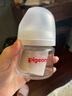 贝亲【百万新生儿奶瓶免费送】玻璃奶瓶宽口径奶瓶80ml SS号奶嘴 0月+ 实拍图