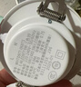 雷士（NVC）LED筒灯客厅卧室过道嵌入式天花灯全铝漆白6瓦三色开孔70-85mm 实拍图