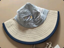 尼多熊儿童防晒帽防紫外线婴儿帽轻量防泼水夏季男女宝宝透气网眼渔夫帽 实拍图