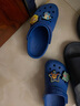 卡骆驰经典洞洞鞋儿童鞋户外休闲鞋凉鞋/206991/206990 霹雳蓝-4KZ(含智必星) 29 (175mm) 实拍图