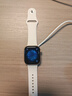 Apple/苹果 Watch Series 10 智能手表GPS款42毫米玫瑰金色铝金属表壳淡桃粉色运动型表带S/M MX1R3CH/B 实拍图