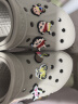 crocs卡骆驰洞洞鞋贝雅卡骆班轻便耐磨一脚蹬休闲鞋|205089 白/深蓝-126 37 /38(230mm) 实拍图