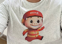 京东京造【东哥同款】猪猪侠X京东外卖联名男士短袖T恤 白色 3XL 实拍图