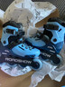 乐秀（ROADSHOW）轮滑鞋儿童溜冰鞋RSJ国际款男女可调休闲极限旱冰鞋滑冰鞋 蓝色单鞋+送轮滑包礼包 M （32-35） 抗冲击鞋壳 实拍图