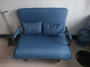 斐旷沙发床折叠床两用小户型多功能单人床办公室午休床客厅沙发椅 深蓝【190*100CM宽+抱枕】 实拍图