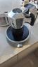 比乐蒂（Bialetti）【百年品牌】摩卡壶 双阀高压手冲咖啡壶意式浓缩手动咖啡机送礼 2杯份+s2.0电陶炉(银河灰) 100ml 实拍图