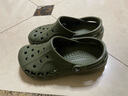 crocs卡骆驰洞洞鞋贝雅男鞋女鞋轻便耐磨一脚蹬拖鞋休闲鞋|10126 军绿色-309 40 (250mm) 实拍图