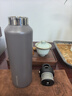 REVOMAX锐虎保温杯316L水杯男士户外旅行杯 送父亲生日礼物 火山褐592ml 实拍图