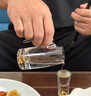 德销特高档白酒杯套装轻奢家用金箔金山分酒器酒具套装 蓝山款10壶10杯+麋鹿杯架 实拍图