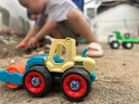 TaTanice儿童拆装玩具工程车挖掘机拼装模型拧螺丝积木男女孩开学生日礼物 实拍图