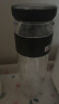 京东京造玻璃杯 全能茶水分离杯 泡茶杯双层泡茶分离杯子男士钻石黑330ml 实拍图