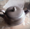 眷砂堂宜兴紫砂壶家用纯全手工原矿紫茄泥泡茶壶茶具套装一帆风顺曲壶 百目紫茄泥曲壶 260ml 实拍图