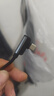 毕亚兹 USB to Type-C数据线150w超级快充6A弯头充电线 适用OPPO 100W/80W/65W reno快充手机线1.5米黑 实拍图