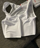 浪莎束胸les内衣女大胸显小塑胸帅t学生运动防震缩胸背心 灰色 XL 实拍图