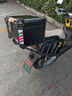 星骑侠摩托车尾箱uy125全铝合金尾箱外卖大容量450踏板电动车后备箱餐箱 55L黑色+内衬+车贴+不锈钢底座 实拍图