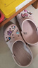 卡骆驰crocs洞洞鞋贝雅男鞋女鞋轻便耐磨一脚蹬拖鞋休闲鞋|10126 裸粉-6PI 36 /37(220mm) 实拍图