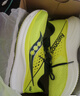 Saucony索康尼驭途17跑鞋男减震透气训练鞋跑步运动鞋子RIDE17 荧光绿兰220 42.5 实拍图