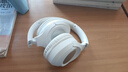 联想（Lenovo）头戴式无线蓝牙耳机 音乐降噪运动电竞游戏电脑网课耳麦长续航强音质  通用苹果索尼小米 TH54白 实拍图