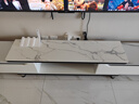 宜造（YIZAO）电视柜落地一体靠墙客厅轻奢高级感家用小户型伸缩茶几电视柜组合 【岩板台面】伸缩200-270暖白色 自主安装 实拍图