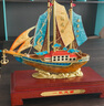 大明铜匠一帆风顺帆船铜摆件工艺品家居客酒柜办公室装饰公司开业乔迁礼品 一帆风顺大号长约37*18*37.5cm 实拍图