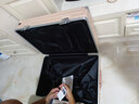 左汀行李箱铝框拉杆箱加厚结实抗压旅行箱登机箱大容量学生密码箱皮箱 茱萸粉 26英寸 ，适合5-7天中长途旅行 实拍图