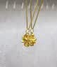 中国黄金（CHINA GOLD）18K金四叶草吊坠女新款百搭K金项链生日礼物生日送女朋友老婆礼物 【当/次日达】18K金四叶草吊坠约0.15g【赠镀金银链】 实拍图