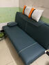 品上凯迪斯 现代简约多功能沙发床两用可折叠沙发床客厅沙发小户型懒人沙发 【新款猫抓皮】藏蓝 【炫彩乳胶款】升级1.8米长1.2米宽2扶手2腰枕 实拍图